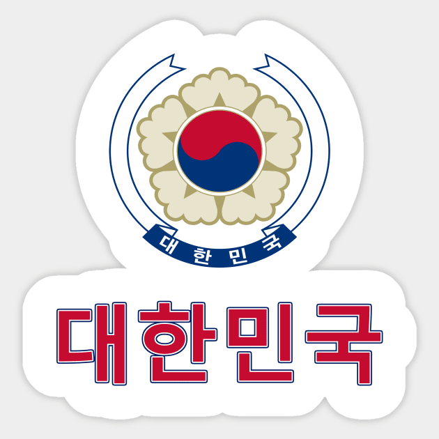 Republic of Korea (in Korean) - Korean National Emblem Design Sticker by Naves